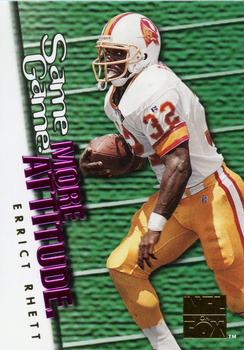 Errict Rhett Tampa Bay Buccaneers 1995 SkyBox Impact NFL Fox More Attitude #F12
